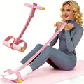 Bauchtrainer mit 6 Zugbändern – Core & Beine