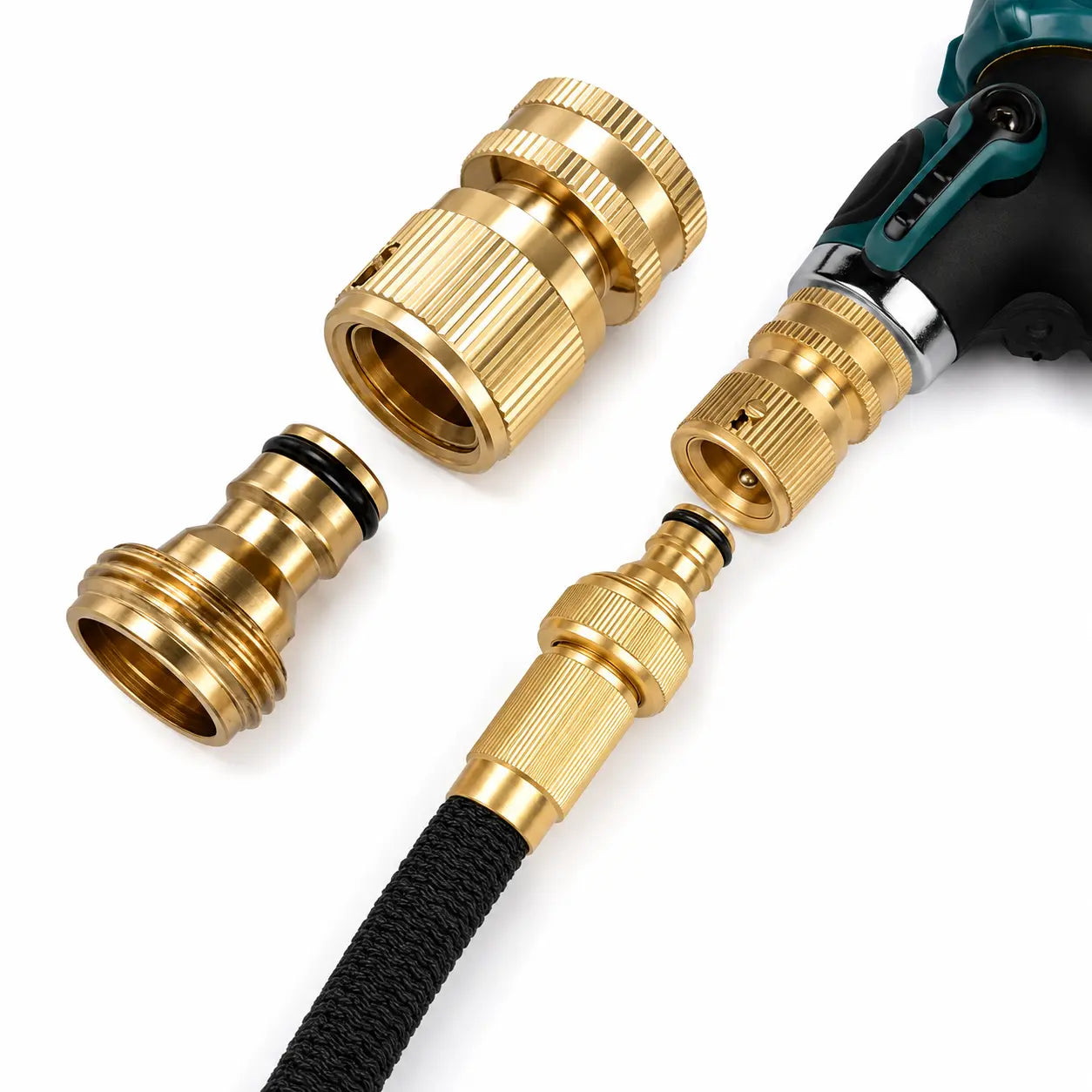 Messing-Schnellkupplung für Gartenschlauch (3/4 Zoll)