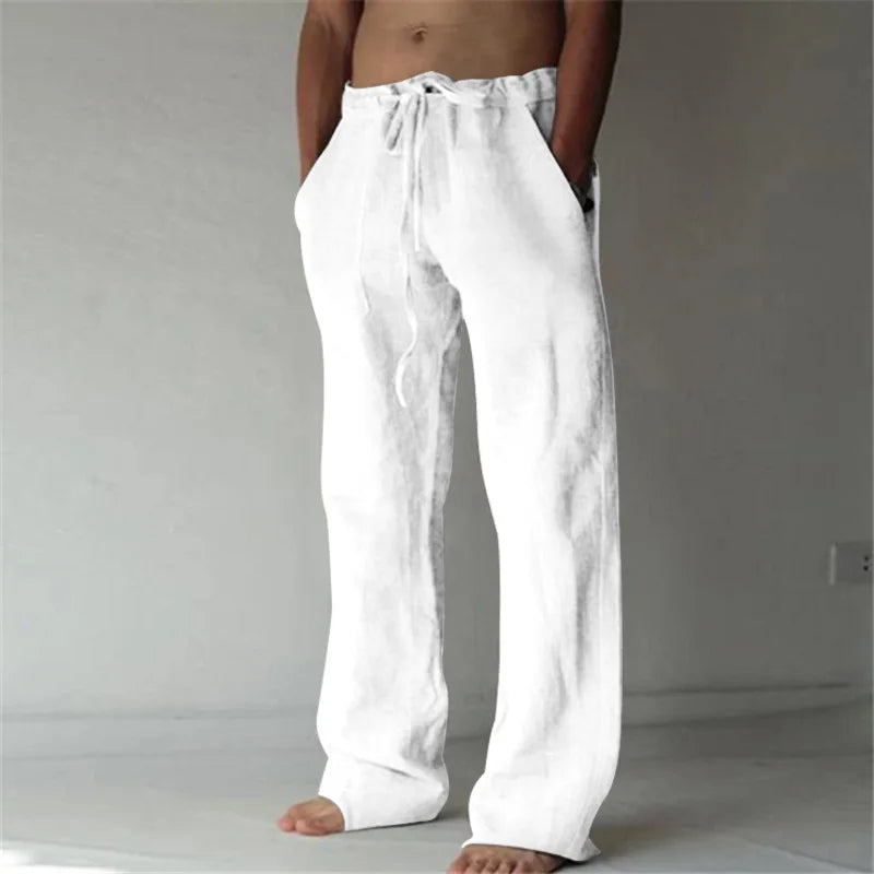 Herren-Hose aus Baumwolle & Leinen
