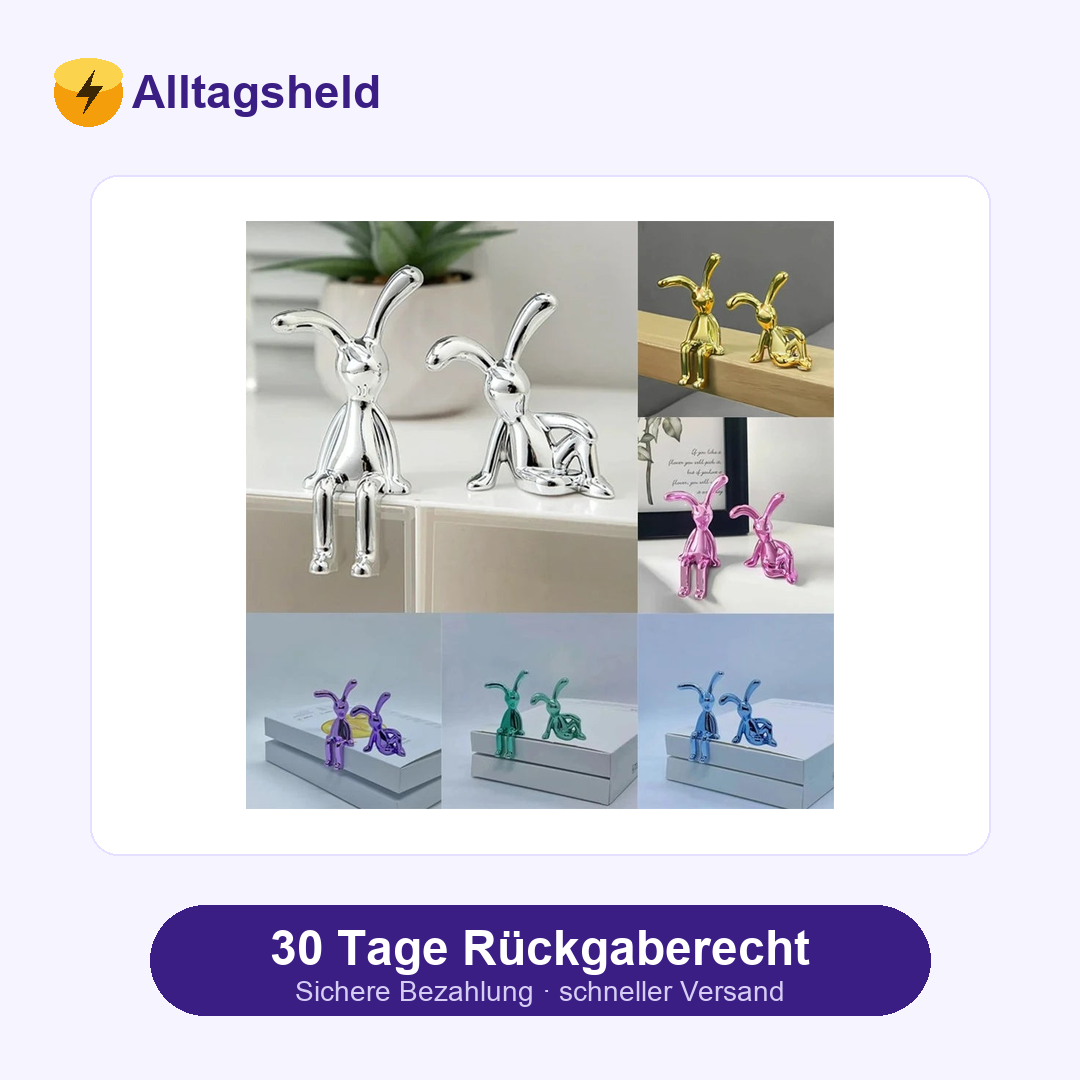 Langohr-Kaninchen Deko-Figur