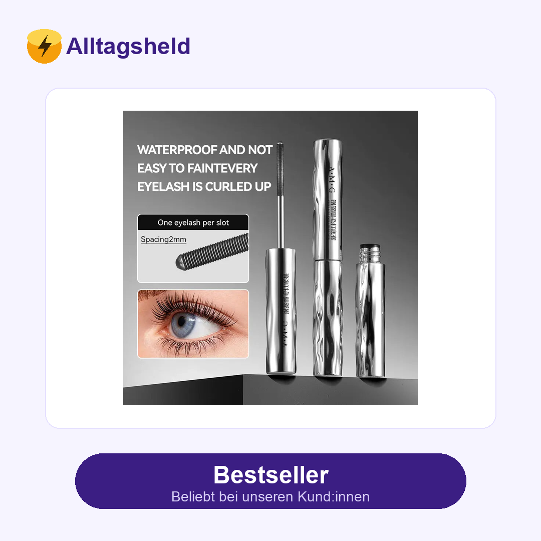 Wasserfeste Mascara – Länge & Schwung