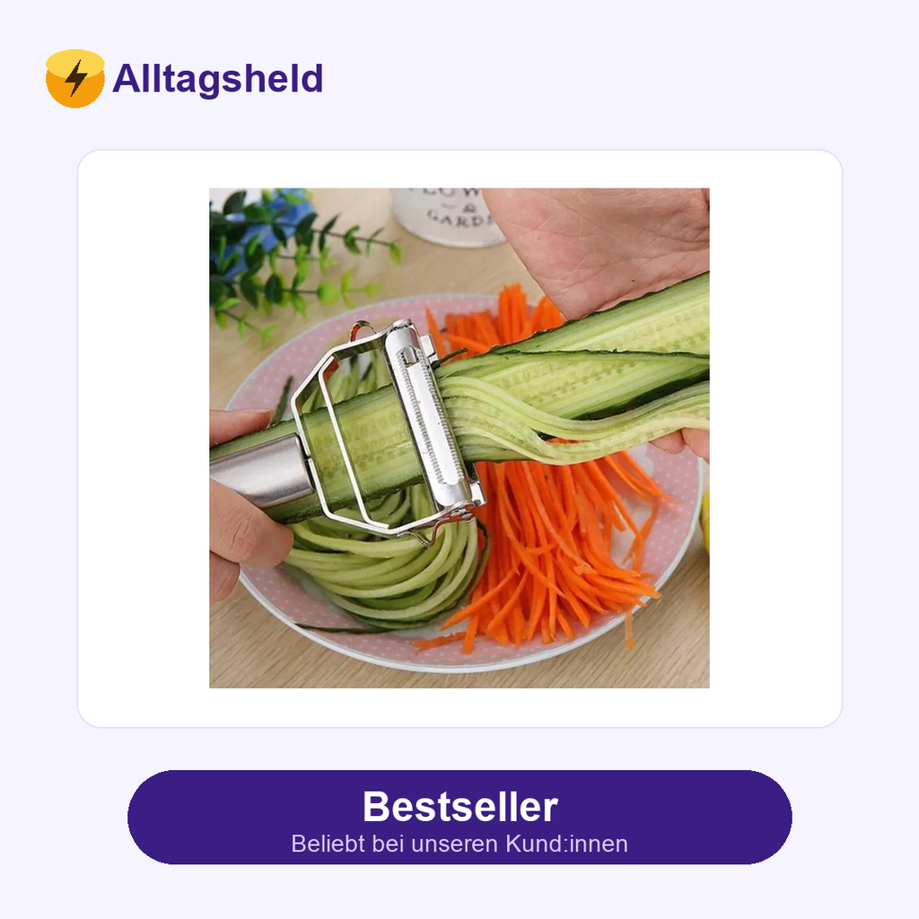 Sparschäler für Gemüse & Obst