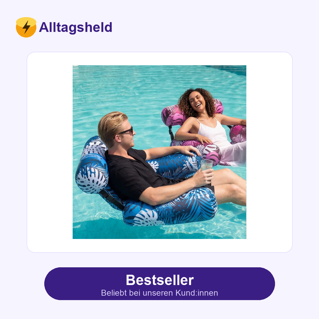 Aufblasbarer Pool-Sessel – extra robust