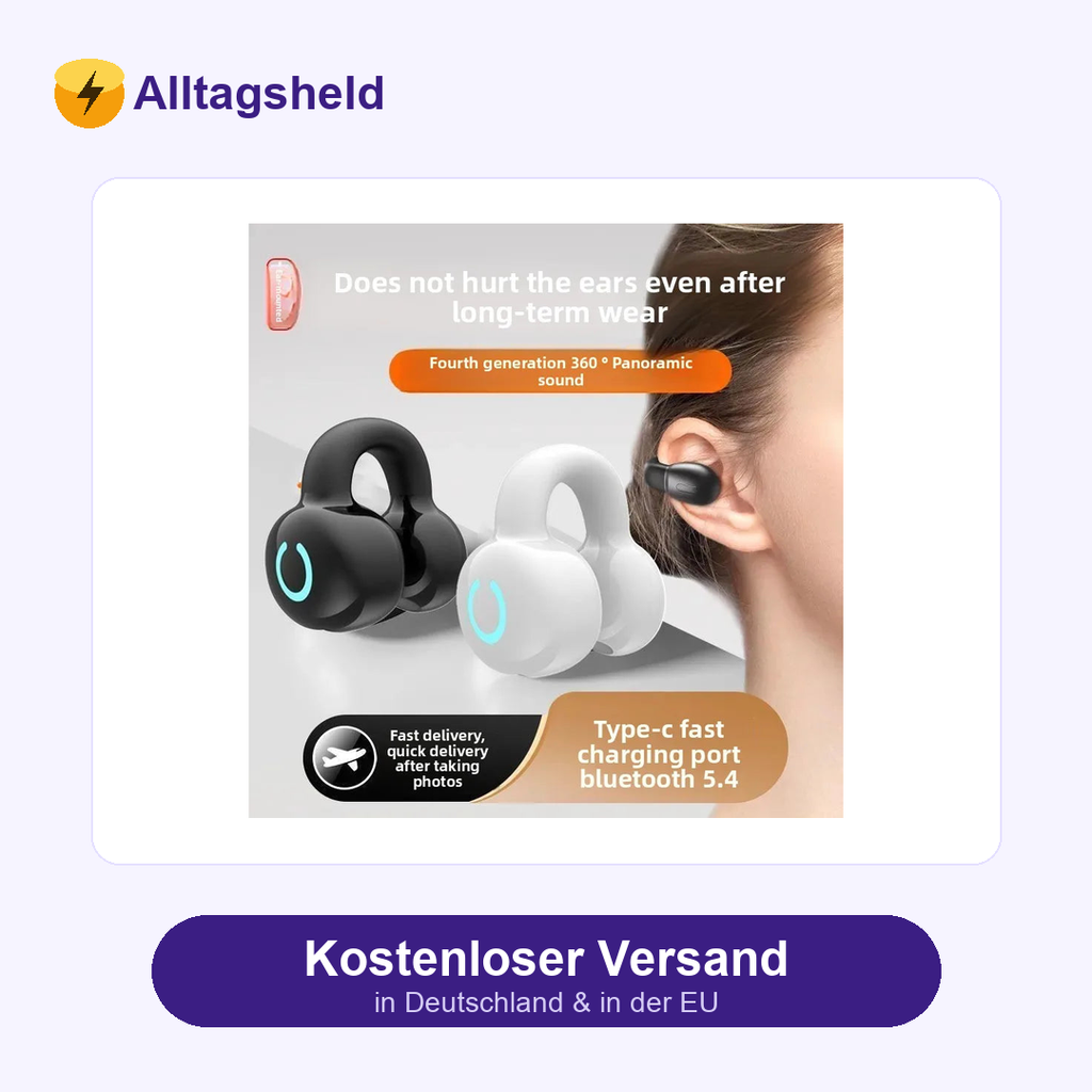 Bluetooth 5.3 Ohrbügel-Kopfhörer