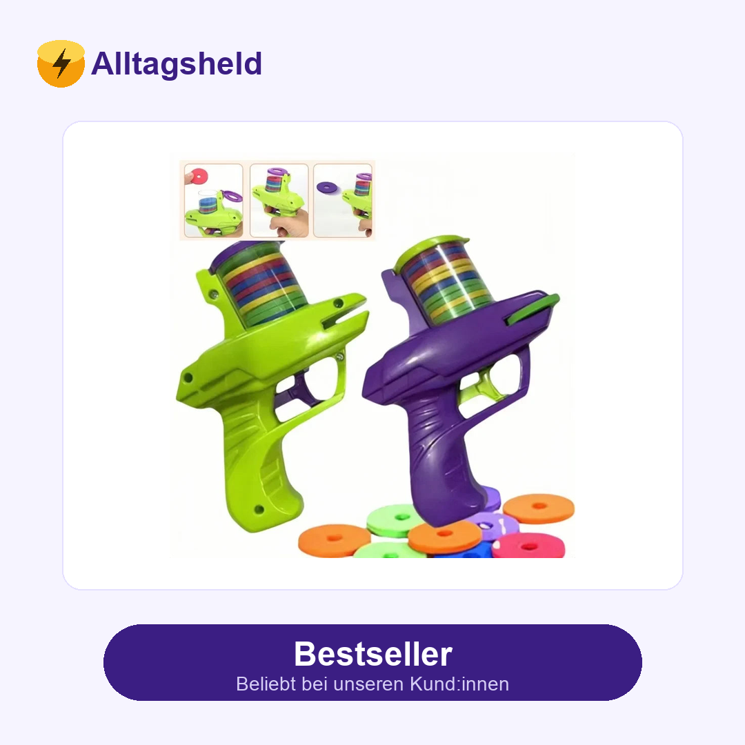 Schaumstoff-Scheibenpistole für Kinder