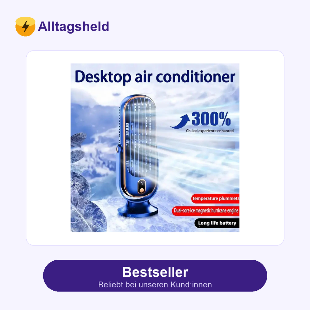 Tragbarer USB-Ventilator mit 5 Stufen