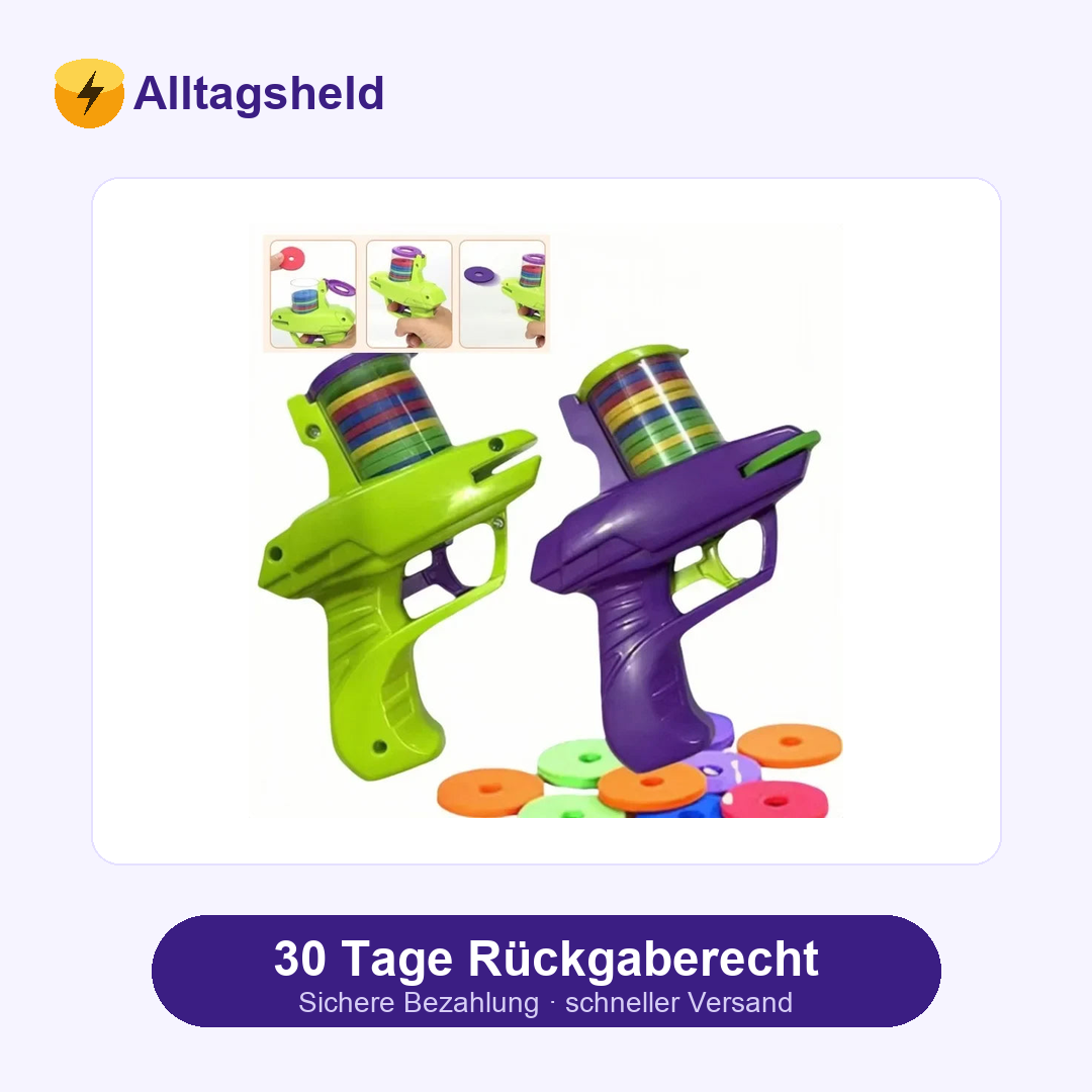 Schaumstoff-Scheibenpistole für Kinder